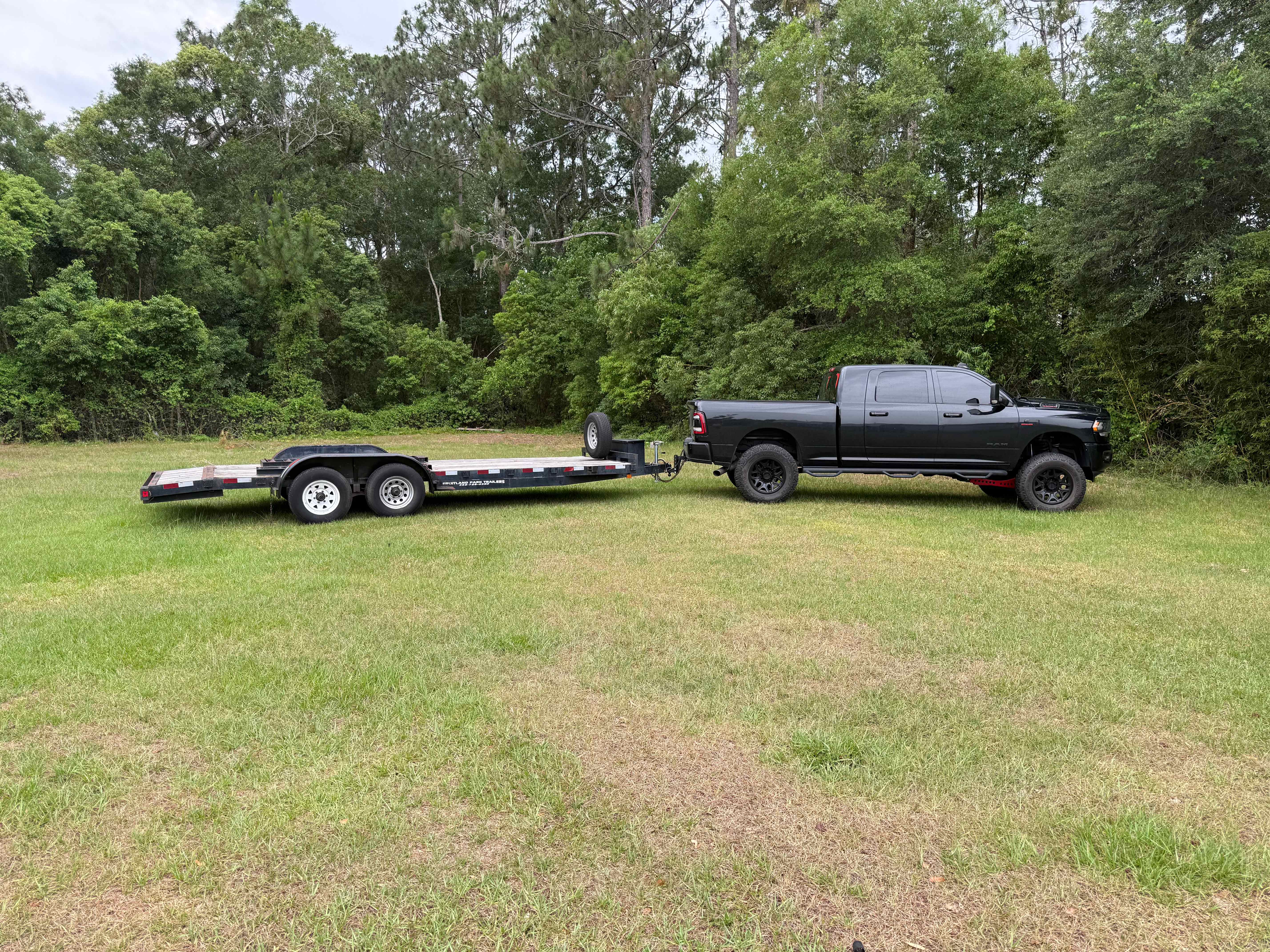 Professional equipment trailer at KB Trailer Rentals